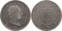 ITALY STATES SARDINIA 50 CENTESIMI Carlo Felice 1821-1831 RARE -
