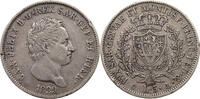 ITALY STATES SARDINIA 5 LIRE Carlo Felice 1821-1831 -