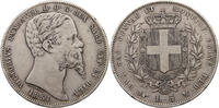 ITALY STATES SARDINIA 5 LIRE Vittorio Emanuele II. (1849-1861) -