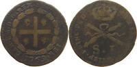ITALY STATES SARDINIA SOLDO CARLO EMANUELE -