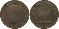 ITALY STATES NAPOLEON I. 3 CENTESIMI Napoleon I. (1804-1814, 1815) -