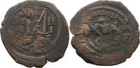 Byzanz Follis Heraclius überpragt -