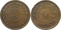2 CENTESIMOS 1870 PARAGUAY  SS