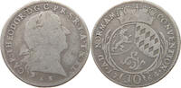 Pfalz-Sulzbach 10 Kreuzer Karl Theodor 1742-1799. -