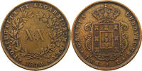 PORTUGAL 20 REIS LOUIS I. (1861-1889) -