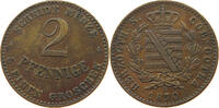 Sachsen - Coburg - Gotha 2 Pfennig Ernst II. (1844 - 1893) -