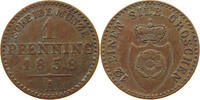 Lippe-Detmold 1 Pfennig 1858 A Paul Alexander Leopold, 1802-1851 ss 19,00 EUR  + 5,99 EUR frais d'envoi