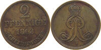 HANNOVER 2 PFENNIG GEORG V. (1851-1866) -
