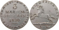 HANNOVER 3 MARIENGROSCHEN George IV. (1820-1830) -