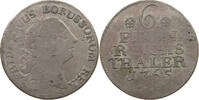 PREUSSEN 1/6 TALER Friedrich II. der Große (1740-1786) -