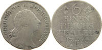 PREUSSEN 1/6 TALER Friedrich II. der Große (1740-1786) -