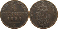 Preussen 4 Pfennig Wilhelm I. 1861-1888 -