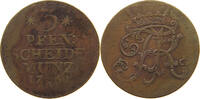PREUSSEN 3 PFENNIG Friedrich II. der Große (1740-1786) -
