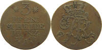 PREUSSEN 3 PFENNIG Friedrich II. der Große (1740-1786) -