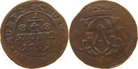 KÖLN ERZBISTUM 1/4 STUBER Klemens August von Bayern (1723-1761) -