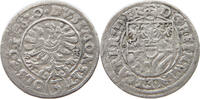 SCHLESIEN MÜNSTERBERG ÖLS 3 KREUZER Heinrich Wenzel Karl Friedrich (1617-1639) -