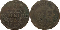 BRANDENBURG PREUSSEN 3 PFENNIG Friedrich II. der Große (1740-1786) -