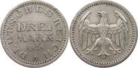 WEIMARER REPUBLIK 3 MARK 1924 A SS 65,00 EUR  + 5,99 EUR frais d'envoi