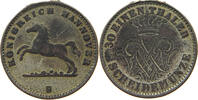 HANNOVER GROSCHEN Georg V. 1851-1866. ÜBERARBEITET MONOGRAM -