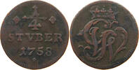 Wied Runkel 1/4 Stuber Johann Ludwig Adolf, 1706-1762 -