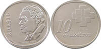 BRAZIL 10 CRUZEIROS PROVA SILVER, VERY RARE -