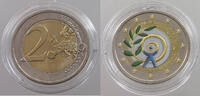 GREECE 2 EURO COLOURED -
