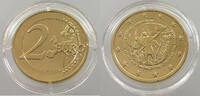 GREECE 2 EURO GOLD PLATED -