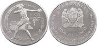 TANZANIA  2000 SHILINGI 1996 ALUMINIUM PATTERN PROOF FB
