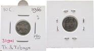 TRINIDAD TOBAGO 10 CENTS 1966 PROOF 8,00 EUR  + 5,99 EUR frais d'envoi