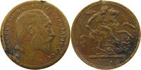 GREAT BRITAIN MEDAL Edward VII., 1901 - 1910 -