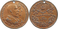 GREAT BRITAIN MEDAL Edward VII., 1901 - 1910 MEDAL TIN EDWARD VII. CORONATION -
