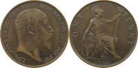 GREAT BRITAIN PENNY Edward VII., 1901 - 1910 -