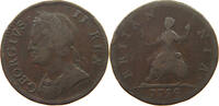 GREAT BRITAIN FARTHING George II. 1727-1760. -