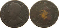 GREAT BRITAIN HALFPENNY George II. 1727-1760. -