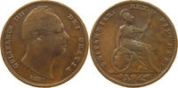 GREAT BRITAIN FARTHING WILLIAM IV. (1830-1837) -