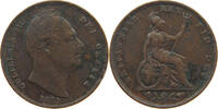 GREAT BRITAIN FARTHING WILLIAM IV. (1830-1837) -