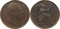 GREAT BRITAIN FARTHING WILLIAM IV. (1830-1837) -