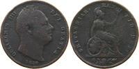 GREAT BRITAIN FARTHING WILLIAM IV. (1830-1837) -
