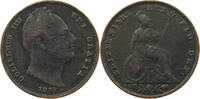 GREAT BRITAIN FARTHING WILLIAM IV. (1830-1837) -