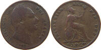 GREAT BRITAIN FARTHING WILLIAM IV. (1830-1837) -