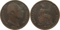 GREAT BRITAIN FARTHING WILLIAM IV. (1830-1837) -