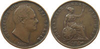 GREAT BRITAIN HALFPENNY WILLIAM IV. (1830-1837) -