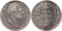 GREAT BRITAIN SIXPENCE WILLIAM IV. (1830-1837) -
