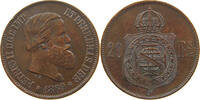 BRAZIL 20 REIS Pedro II. 1831 - 1889 -