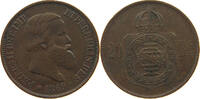 BRAZIL 20 REIS Pedro II. 1831 - 1889 -