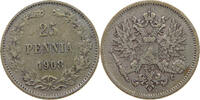 Finnland 25 pennia Nikolaus II. 1894-1917 -
