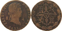 SPAIN 4 MARAVEDIS Ferdinand VII (1808-1833) -