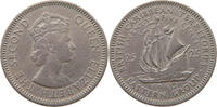 BRITISH CARIBBEAN TERRITORIES 25 CENTS Elizabeth II. (1952-) -