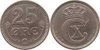DENMARK 25 ÖRE Christian X. (1912-1947) -