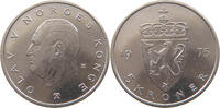 NORWAY 5 KRONER 1975 Olav V. (1957-1991) SS+ 8,00 EUR  + 5,99 EUR frais d'envoi
